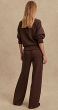 Load image into Gallery viewer, Varley - The Wide Leg Pant 28" Coffee Bean Marl