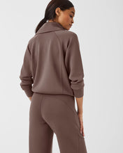 Load image into Gallery viewer, Spanx - AirEssentials Half Zip Pullover Smoke