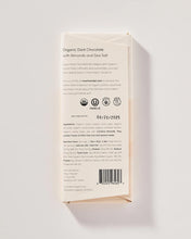 Load image into Gallery viewer, Mast Market - Organic Dark Chocolate with Almonds and Sea Salt