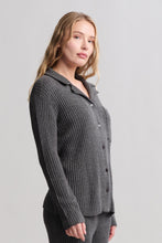 Load image into Gallery viewer, Barefoot Dreams - Ultra Lite Lurex Rib Button Front Shirt
