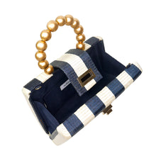 Load image into Gallery viewer, Soli & Sun - Louisa Stripe Clutch (Blue)