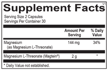Load image into Gallery viewer, Ortho Molecular - Mag Threonate Capsules