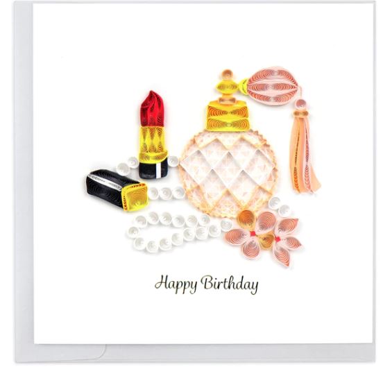 Quilling Card -  Glam Birthday Card