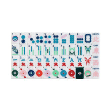 Load image into Gallery viewer, The Mahjong House Green & White House Tiles
