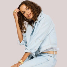Load image into Gallery viewer, Kerri Rosenthal - Double Breasted Denim Jacket