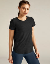 Load image into Gallery viewer, Beyond Yoga - Down Low Tee Darkest Night