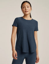 Load image into Gallery viewer, Beyond Yoga - Down Low Tee Nocturnal Navy