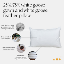Load image into Gallery viewer, Cal-a-Vie Guest Pillows 25/75 Blend
