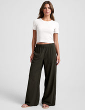 Load image into Gallery viewer, Beyond Yoga - Easy Wide Leg Pant (Olive Ink)