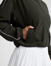 Load image into Gallery viewer, Beyond Yoga - Track Jacket (Olive Ink)
