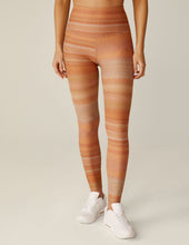 Load image into Gallery viewer, Beyond Yoga - Softmark Caught in the Midi Legging - Ombre Stripe
