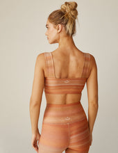 Load image into Gallery viewer, Beyond Yoga - Softmark Squared Bra - Ombre Stripe
