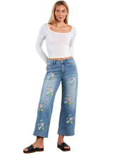 Load image into Gallery viewer, Billy T - Floral Relaxed Straight Leg Jean