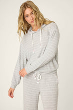Load image into Gallery viewer, PJ Salvage - Heathered Stripe Hoodie