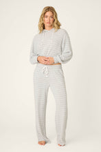 Load image into Gallery viewer, PJ Salvage - Heathered Stripe Open Leg Pant