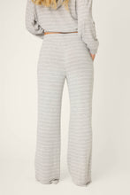 Load image into Gallery viewer, PJ Salvage - Heathered Stripe Open Leg Pant