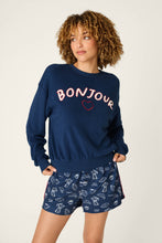 Load image into Gallery viewer, PJ Salvage - Bonjour Babe Sweatshirt