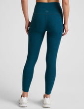 Load image into Gallery viewer, Beyond Yoga - Out Of Pocket HW Midi Legging - Blue Gem Heather
