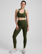 Load image into Gallery viewer, Beyond Yoga - Ready Midi Legging (Army Green Heather)