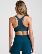 Load image into Gallery viewer, Beyond Yoga - Refocus Bra - Blue Gem Heather