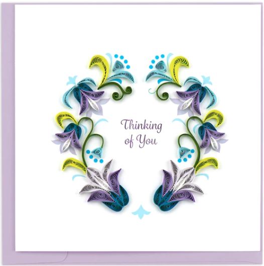Quilling Card -  Thinking of You Card
