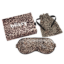 Load image into Gallery viewer, Blissy - Silk Eye Mask (Leopard)