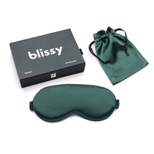 Load image into Gallery viewer, Blissy - Silk Eye Mask (Emerald)