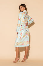 Load image into Gallery viewer, Wrap Up - Blue Butterfly Long Robe
