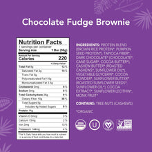 Load image into Gallery viewer, Aloha Protein Bar- Chocolate Fudge Brownie