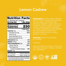 Load image into Gallery viewer, Aloha Protein Bar- Lemon Cashew