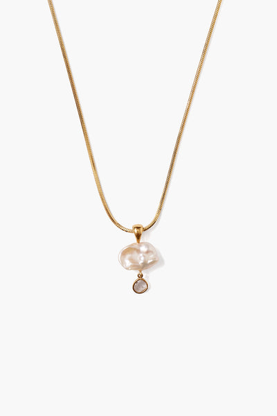 Chan Luu Pearl & Diamond Necklace