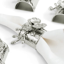 Load image into Gallery viewer, Michael Aram - White Orchid Napkin Ring Set