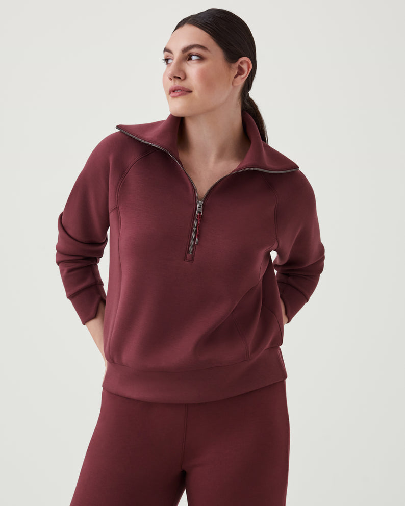 Spanx Airluxe Half Zip Pullover (3 color options)