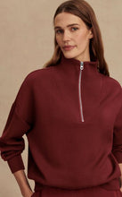 Load image into Gallery viewer, Varley - Hawley Half Zip New Maroon
