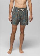 Load image into Gallery viewer, Prana E-Metric Swim Trunk Turmeric Seaweed
