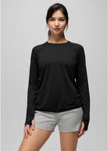 Load image into Gallery viewer, Prana Eileen Cinch Long Sleeve Sun Shirt Black
