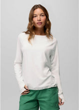 Load image into Gallery viewer, Prana Eileen Cinch Long Sleeve Sun Shirt Soft White
