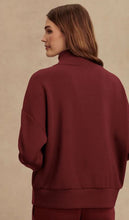 Load image into Gallery viewer, Varley - Hawley Half Zip New Maroon
