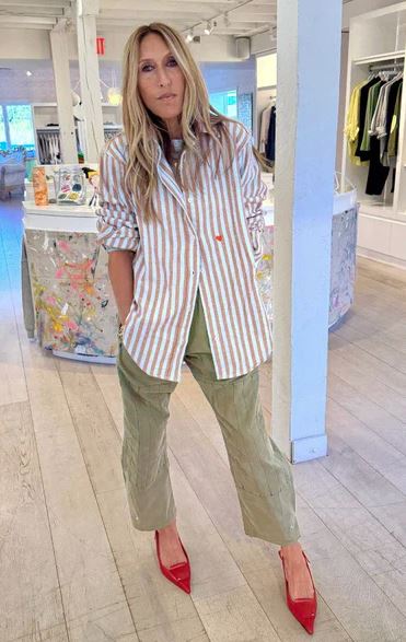 Kerri Rosenthal - Jack Stripe Flannel Shirt