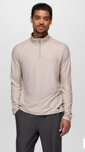 Load image into Gallery viewer, Prana Altitude Tracker 1/4 Zip Almond Heather
