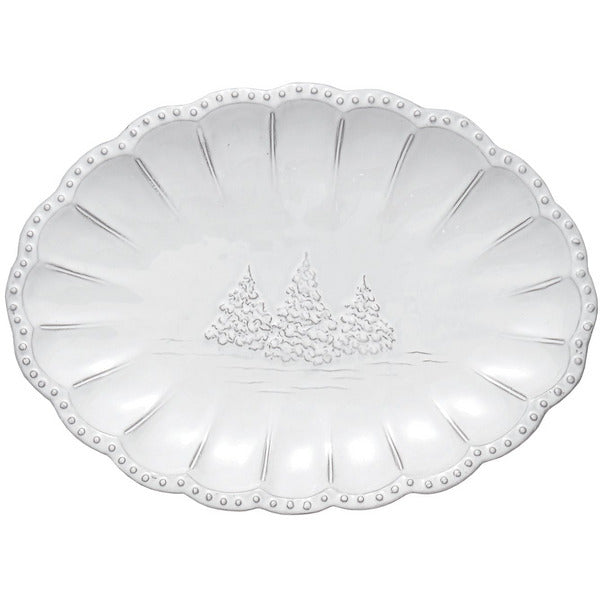 Arte Italica - Bella Natalie Beaded Oval Platter