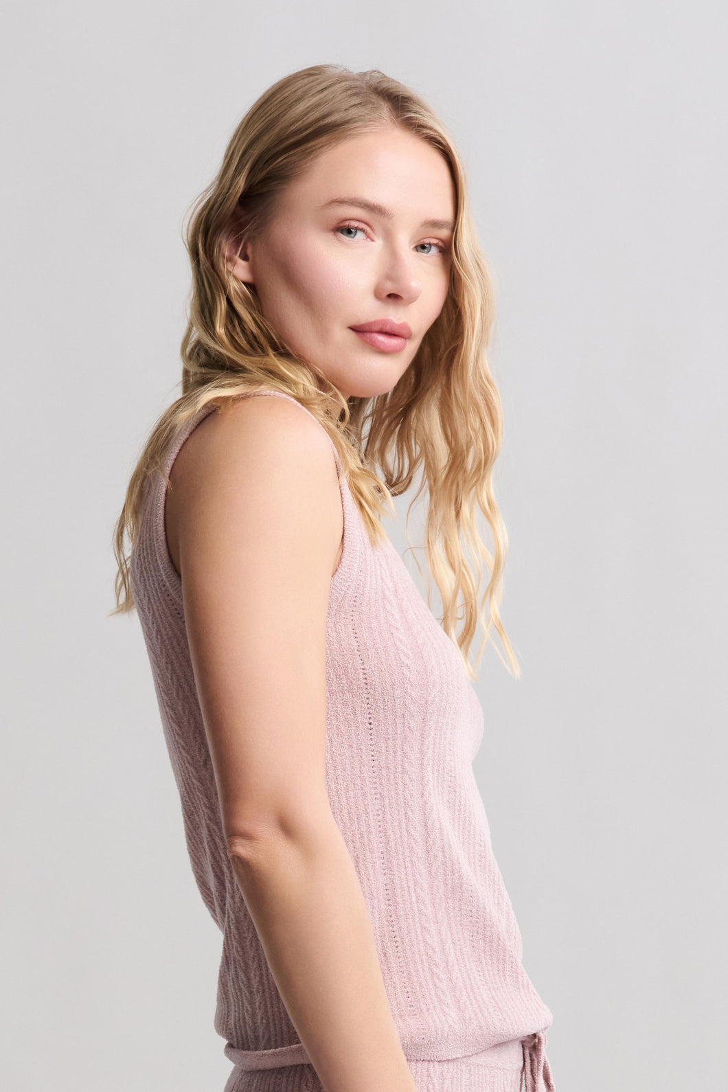 Barefoot Dreams - Ultra Lite Cable Knit Tank
