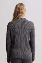 Load image into Gallery viewer, Barefoot Dreams - Ultra Lite Lurex Rib Button Front Shirt
