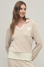 Load image into Gallery viewer, Barefoot Dreams - Color Block Heart Pullover
