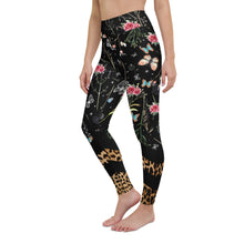 Load image into Gallery viewer, For the Love of Rockstars Romantic Leopard Floral Tight

