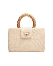 Load image into Gallery viewer, Soli &amp; Sun - Gracie Straw Clutch (Cream)
