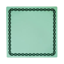 Load image into Gallery viewer, The Mahjong House Green Floral Border Mat
