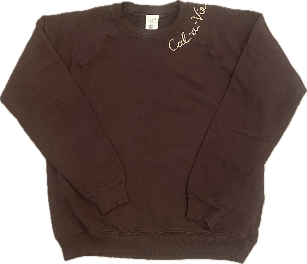 Cal-a-Vie Boyfriend Sweatshirt (Cocoa)