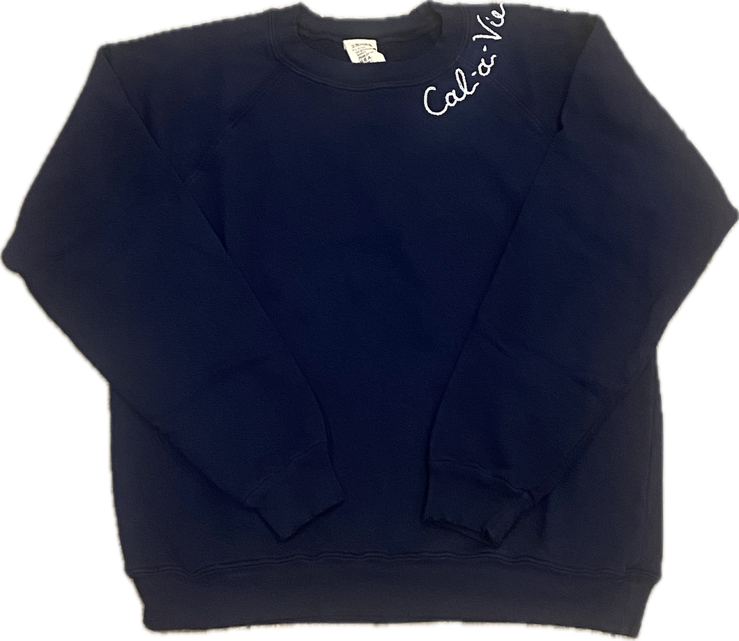 Cal-a-Vie Boyfriend Sweatshirt (Navy)