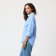 Load image into Gallery viewer, Kerri Rosenthal - Mia Ruffle Cotton Stripe Shirt
